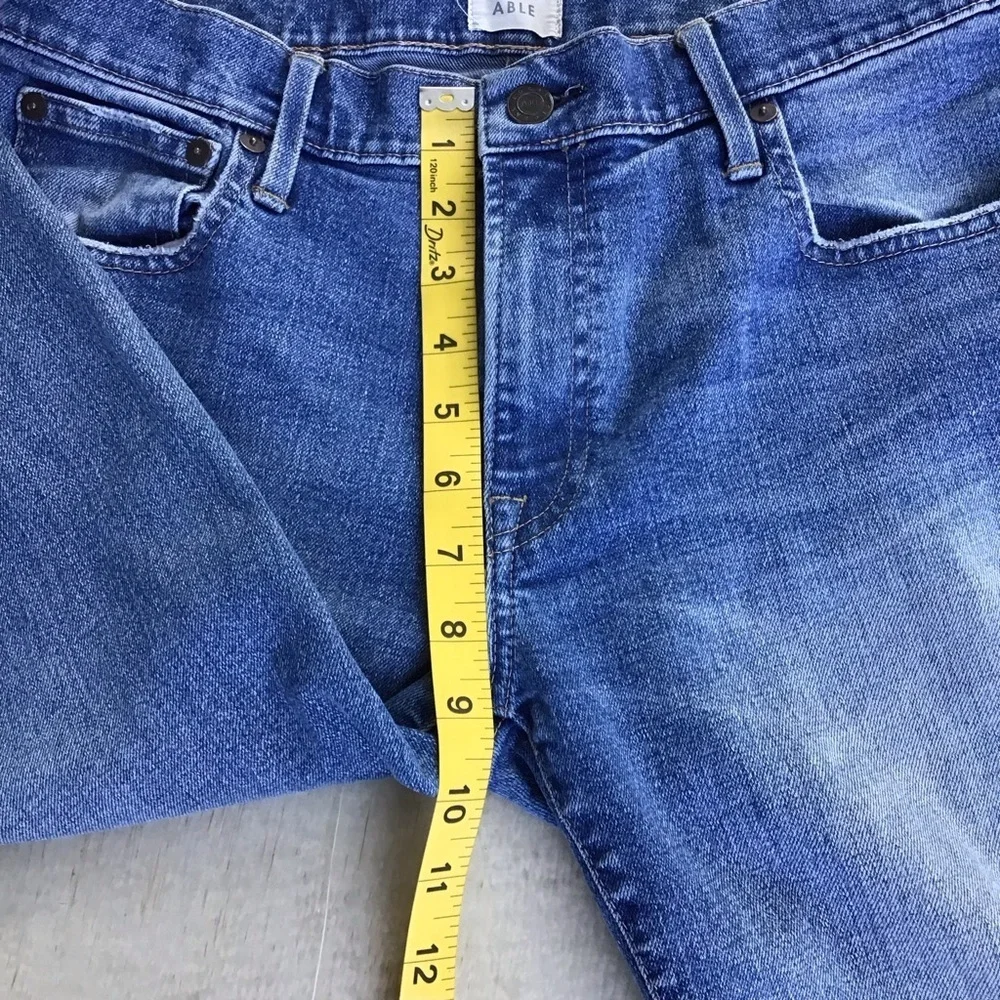 Able Women's Light Blue Ankle Jeans - Picture 13 of 14